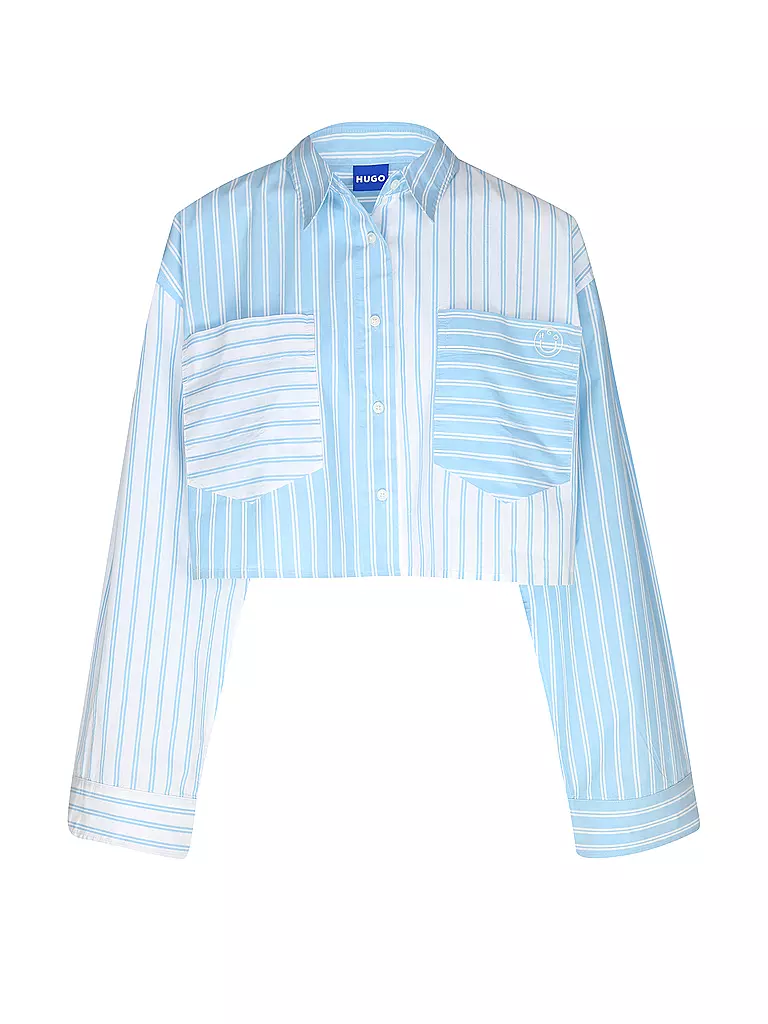 HUGO Bluse ERISA_B hellblau