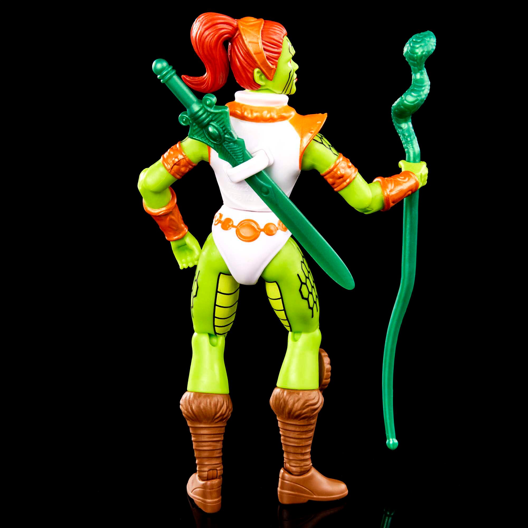 Mattel Spielfigur Masters of the Universe Origins Actionfigur Snake Teela