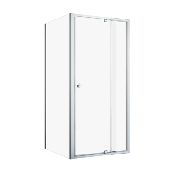 Sealskin draaideur en douchewand Hooked 100x100x200cm verstelbaar hoogglans aluminium