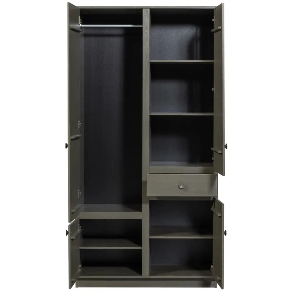 WOOOD Alfie Kledingkast Smal 107 cm - Grenen - Forest