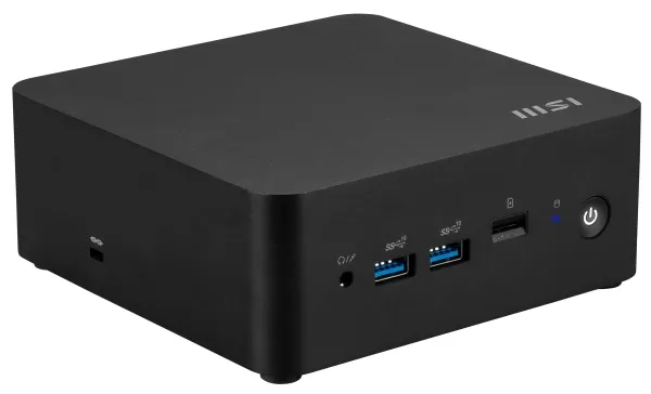 MSI Cubi NUC 1MG 001EU - Mini PC Core 7 150U / op til 5.4 GHz - RAM 16 GB - SSD 1 TB - NVMe - Intel Graphics - IEEE 802.11ax (Wi-Fi 6E), Bluetooth 5.3, Gigabit Ethernet, 2.5 Gigabit Ethernet - Win 11 Pro - skærm: ingen - sort