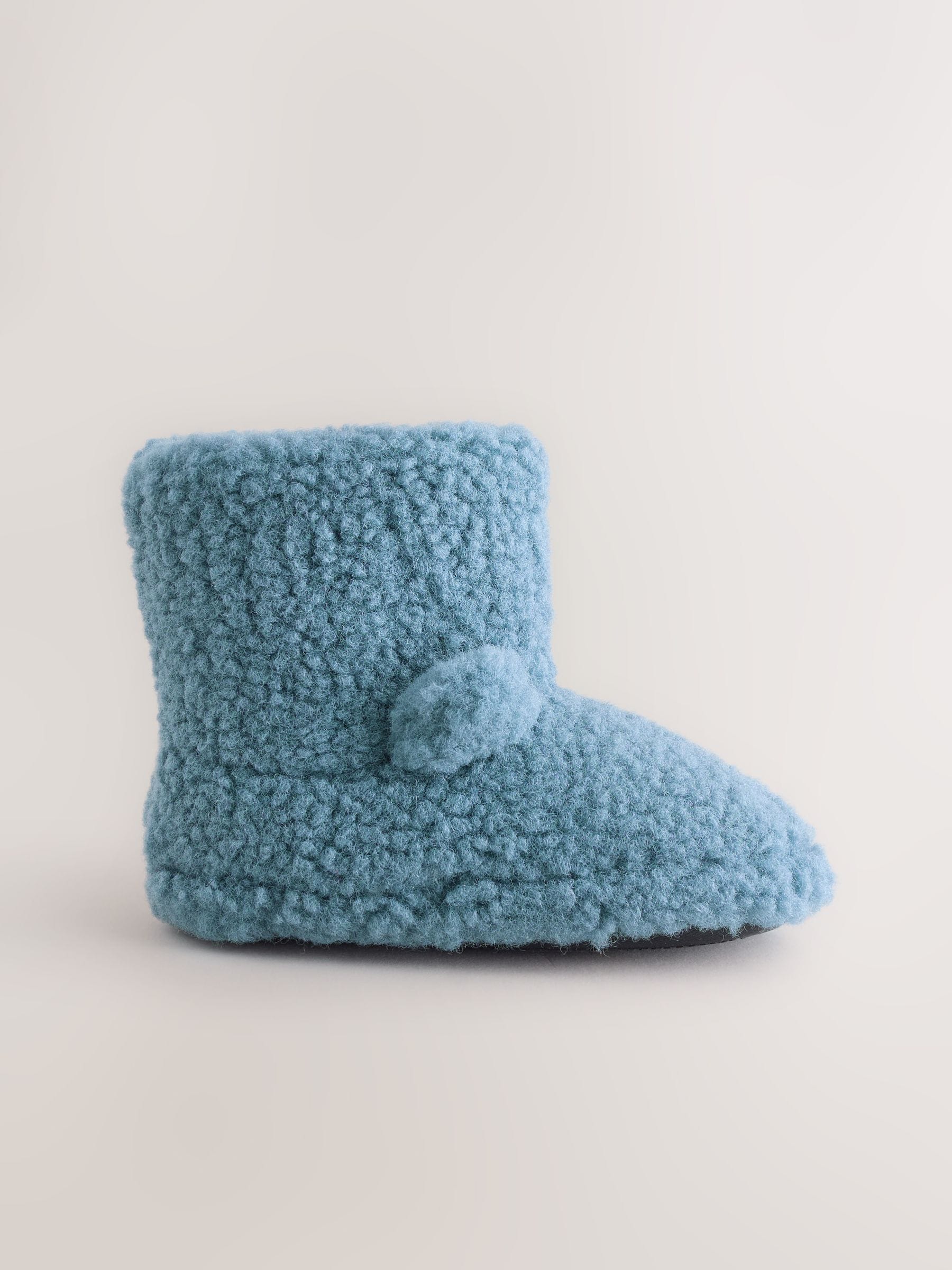 Blue Borg - Cosy Bear Slipper Boots