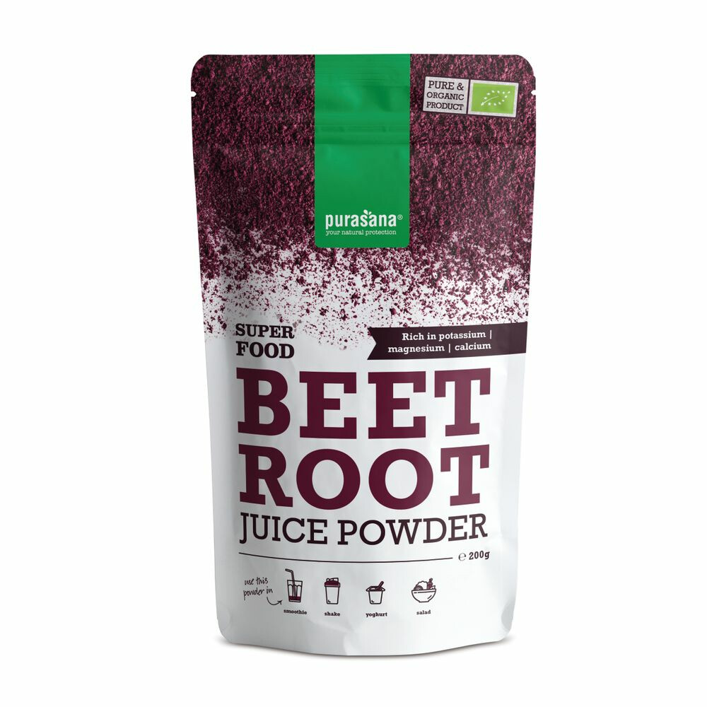 Purasana Superfood Rode Bietensappoeder Bio200 gr