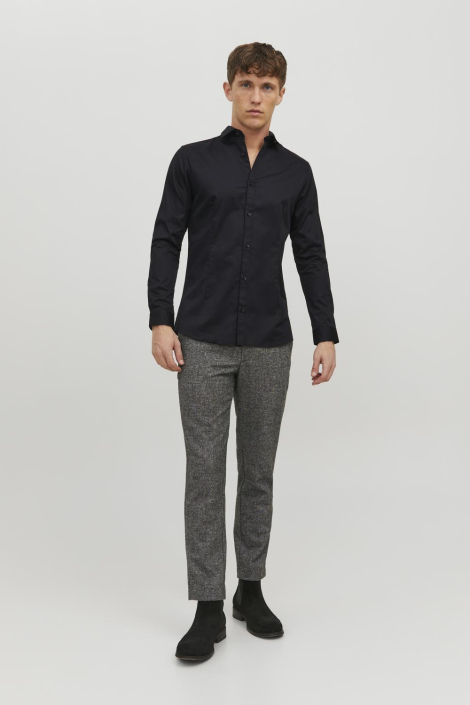 Jack & Jones zwarte heren overhemd