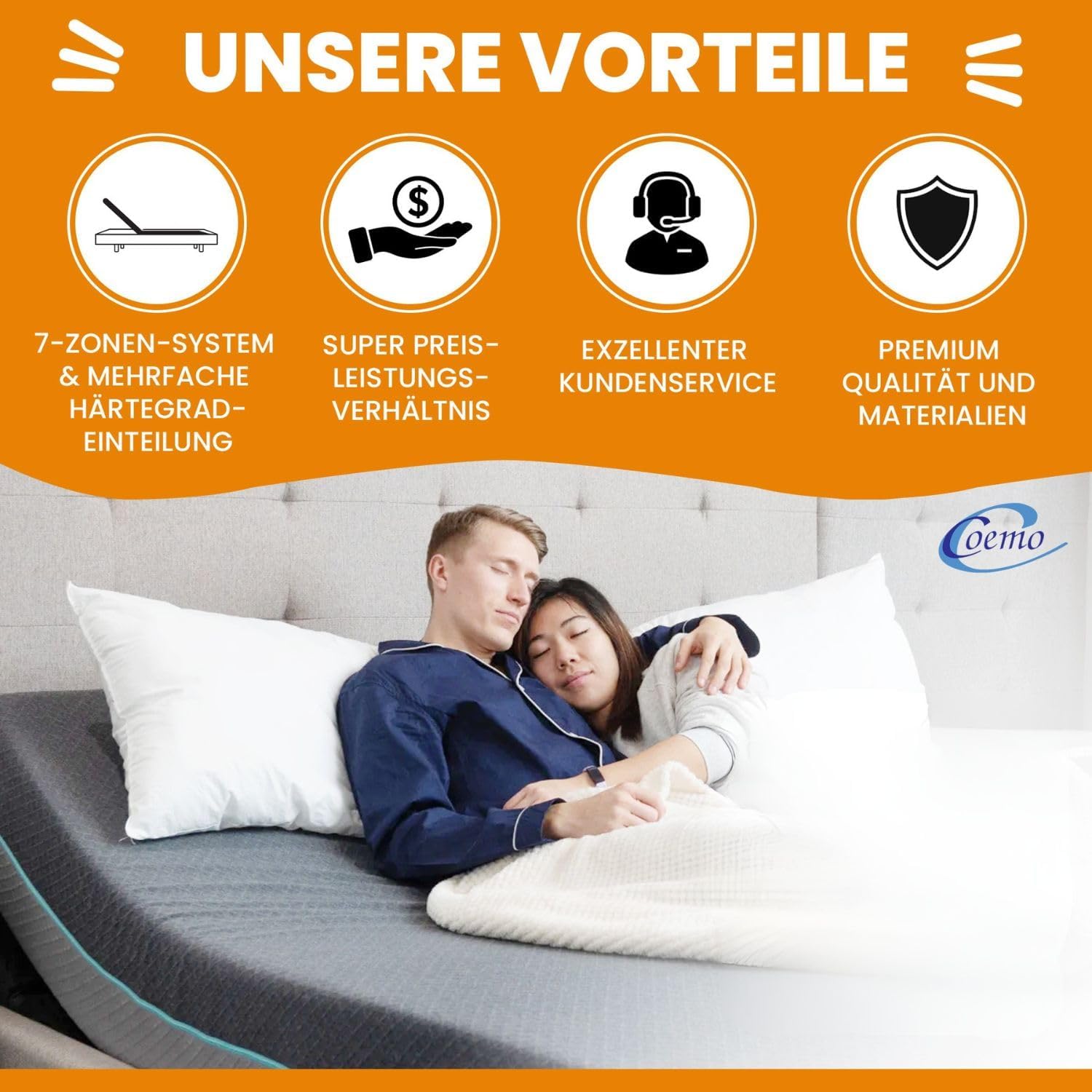 Partner-Set 2 x Lattenrost MULTIRA 90 x 200 cm starr 7-Zonen 28 Leisten Härtegrad verstellbar