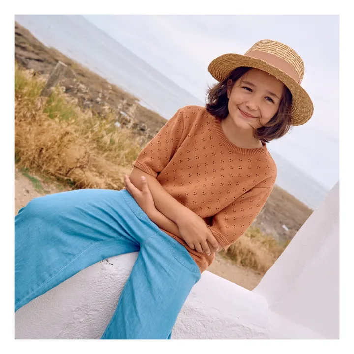 Lililotte T-shirt Jade | Marron