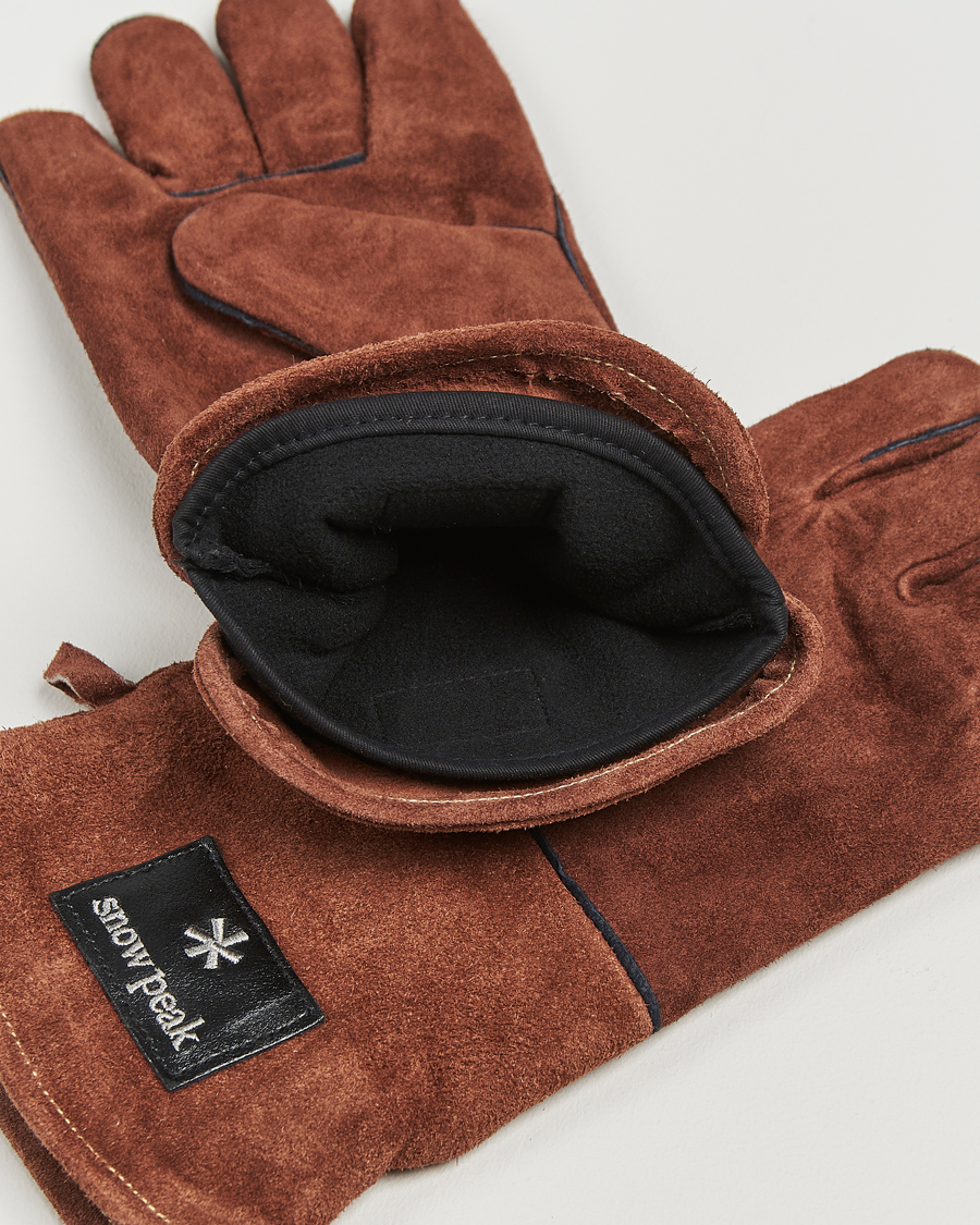 Snow Peak Fireside Gloves Brown