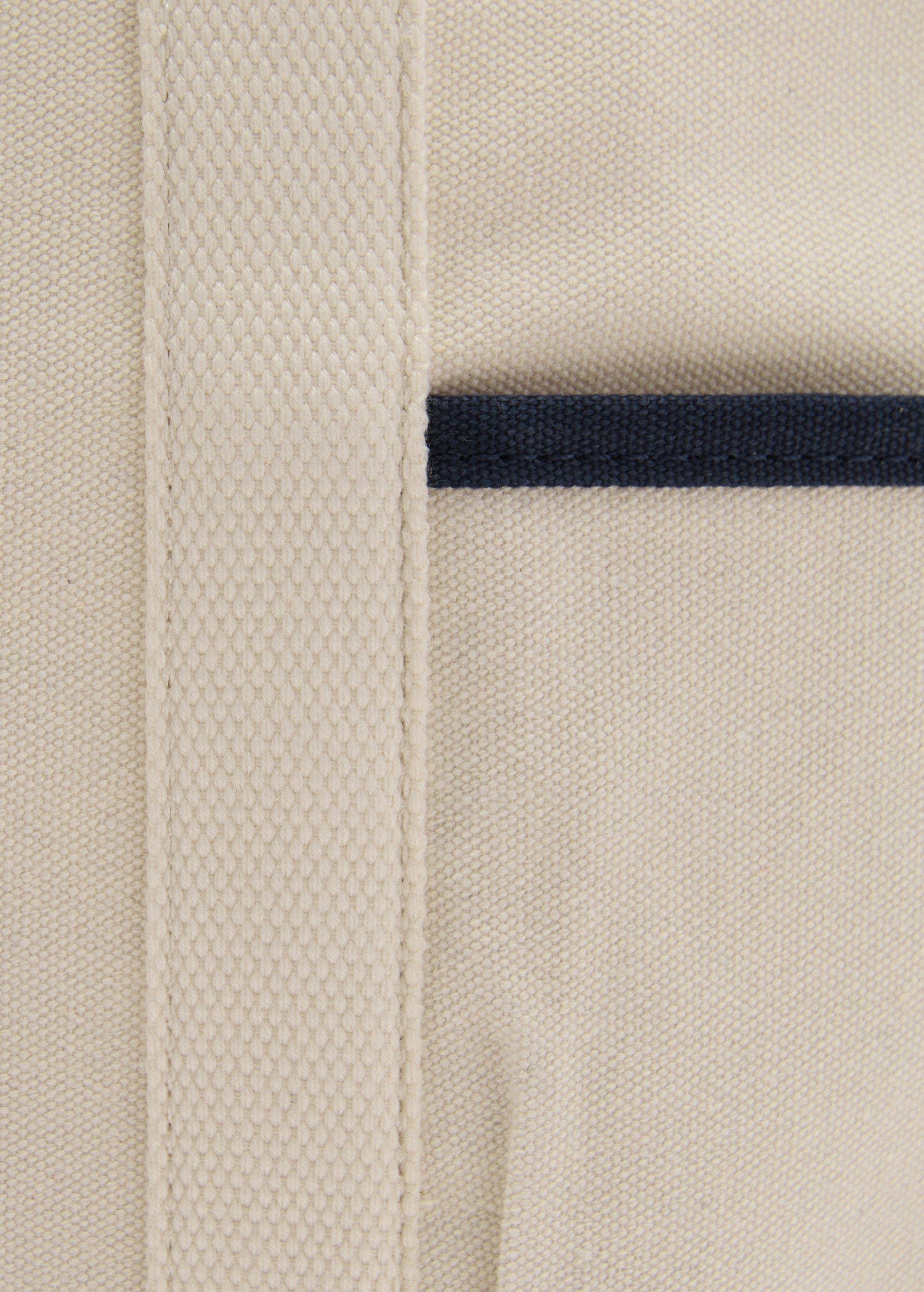 Mango Man canvas shopper naturel