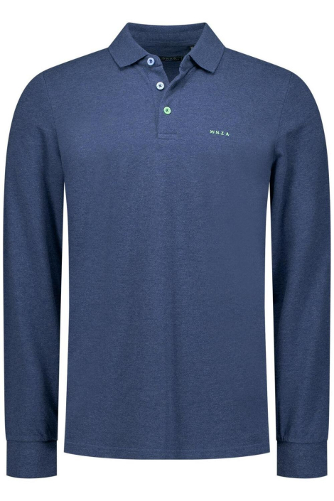 NZA blauwe heren polo