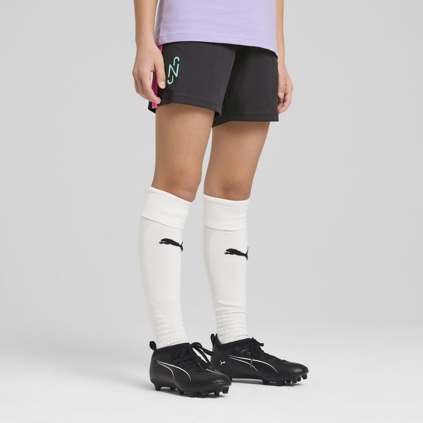 PUMA Neymar Jr. Creativity Trainingsset Kids Paars Oranje Zwart