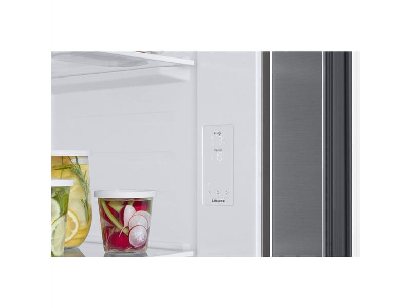 Samsung Foodcenter RS57DG400EM9 Silber Side by Side Kühl- und Gefrierteil