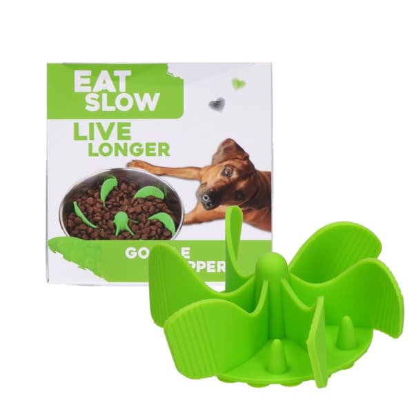 Spis Sakte Lev Lengre Gobble Stopper M Grønn