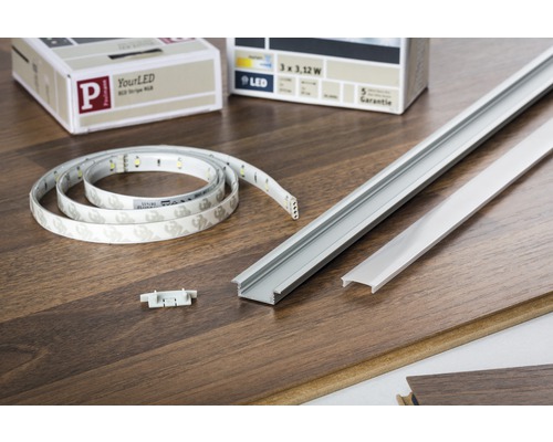 Paulmann Aluminium Profielvloer met Diffuser alu/satin 2,0 m