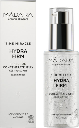 Mádara Time Miracle Hydra Firm Gel Hydratant Concentré Tous Types De Peaux Flacon Pompe 75ml