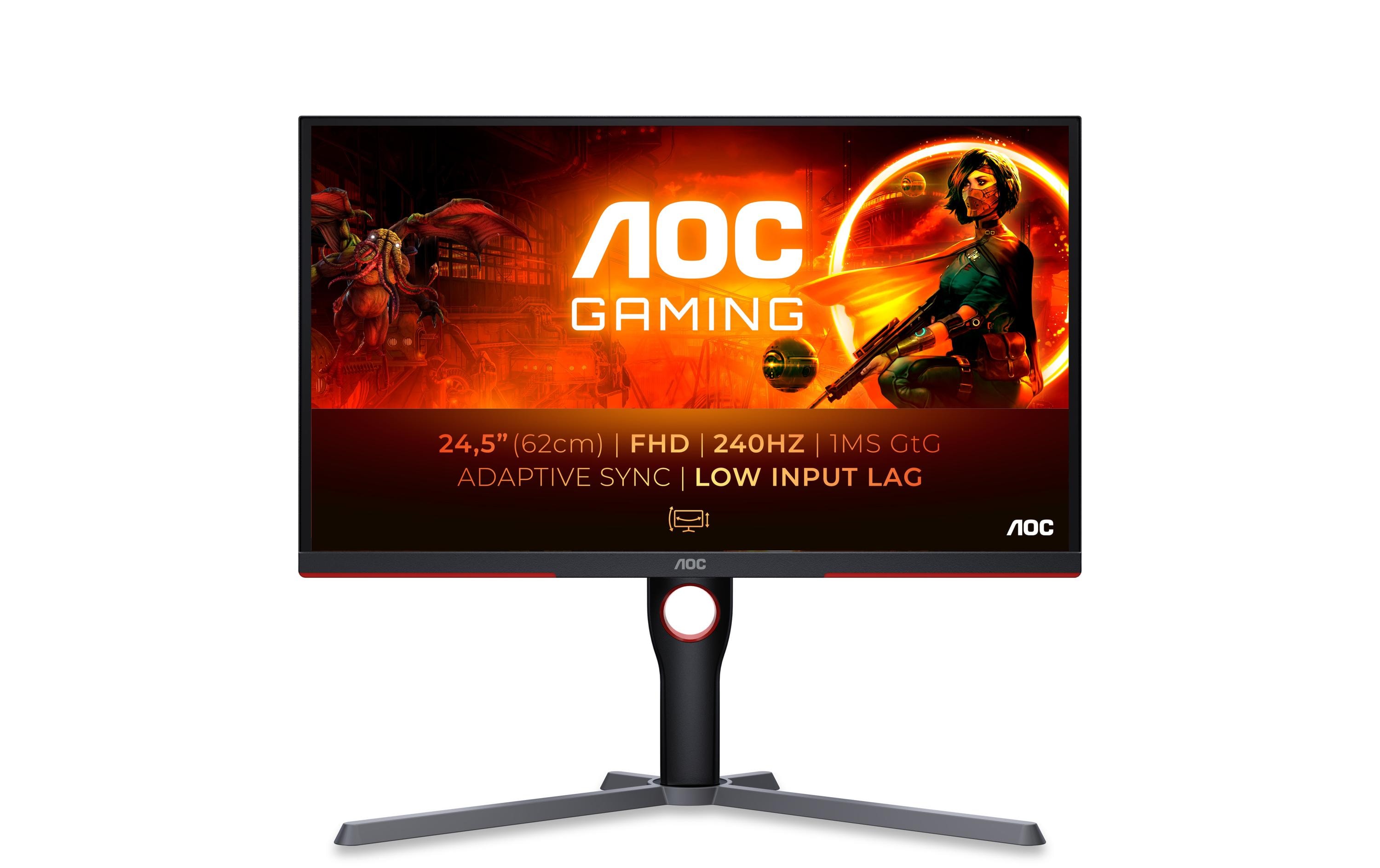 Monitor 25G3ZM/BK<br>24.5-Zoll-FHD-VA-Display mit Adaptive Sync, geringer Eingabeverzögerung und 1 ms GTG