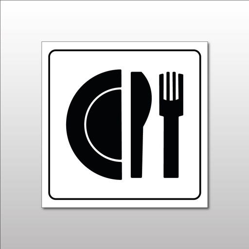 Signalétique restaurant - Pictogramme Restaurant - Gravoply