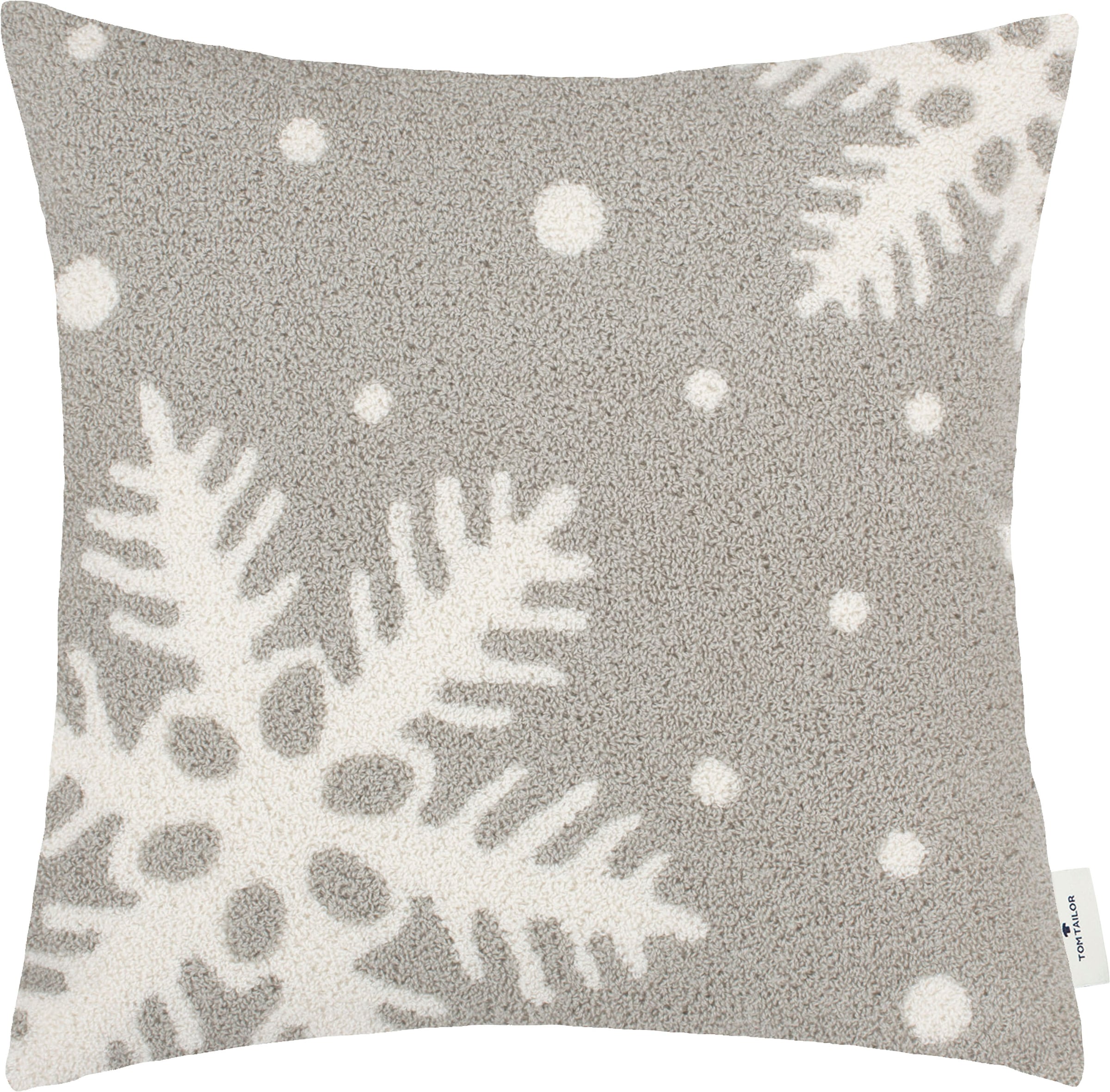 TOM TAILOR HOME Dekokissen »Winter Flake« mit hochertigem Bouclé-Effekt, Kissenhülle ohne Füllung, 1 Stück