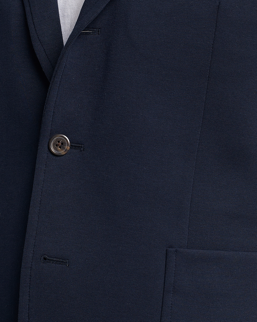 Polo Ralph Lauren Double Knit Jersey Blazer Aviator Navy