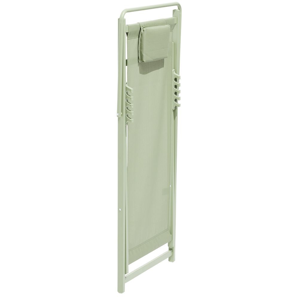 Chilienne Oxford 5 positions vert sauge 61x100xH92cm