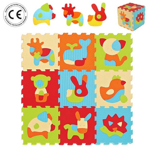 Dalle de mousse tapis animaux - LUDI