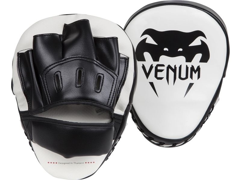 Venum Light Focus Mitts Schwarz/Weiss Handpratzen