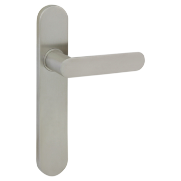 Gamma deurkruk set Kiev ovaal blind schild RVS