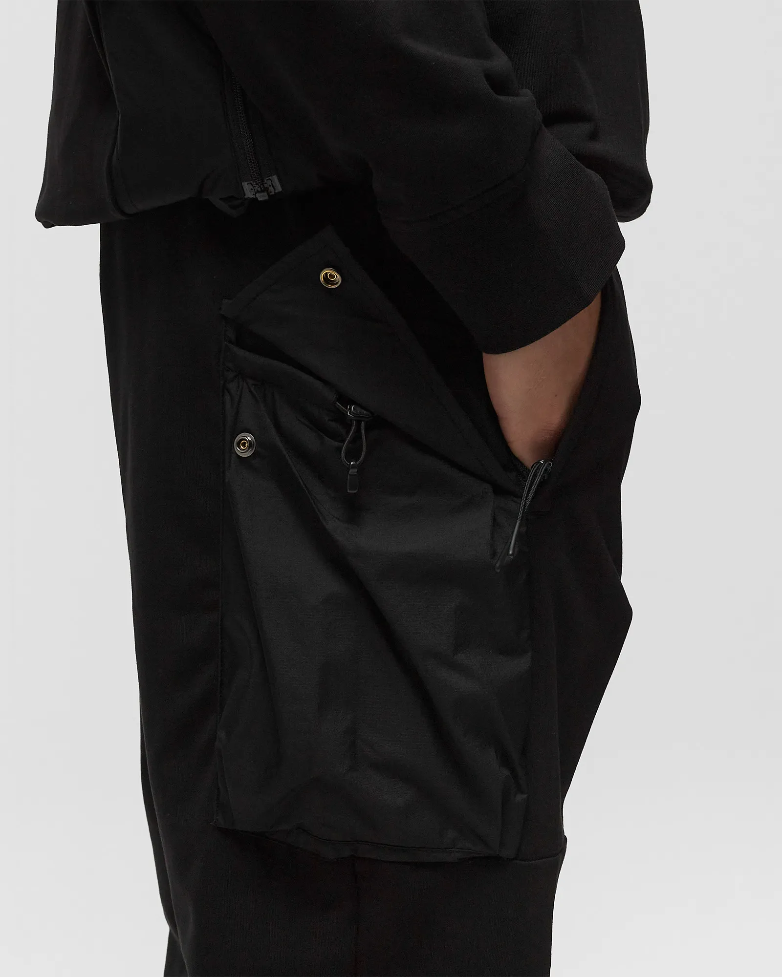 C.P. Company STRETCH FLEECE MIXED SWEATPANTS - CARGO PANT