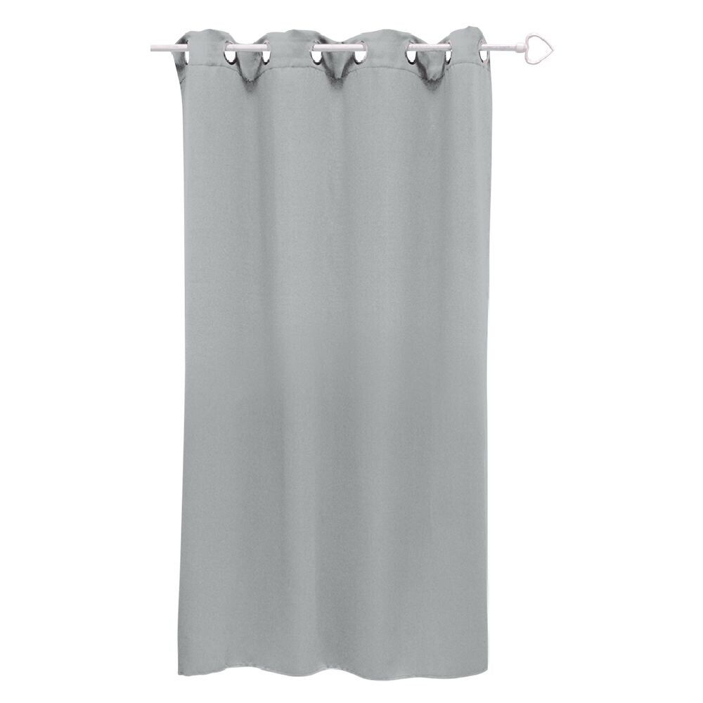 Rideau occultant fenêtre gris clair 140x180cm
