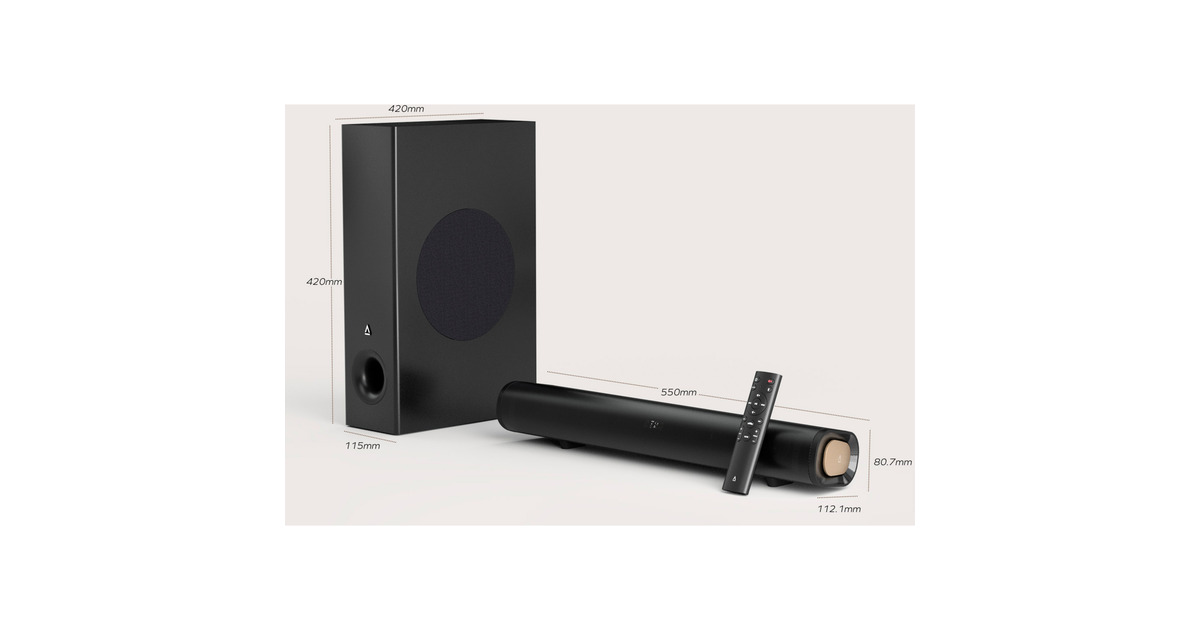 CreativeStage Pro soundbar  (Zwart, HDMI 2.0, Bluetooth, USB-audio)