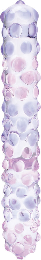 Iroha GLAS - PURPLE ROSE NUBBY DILDO Multicolour
