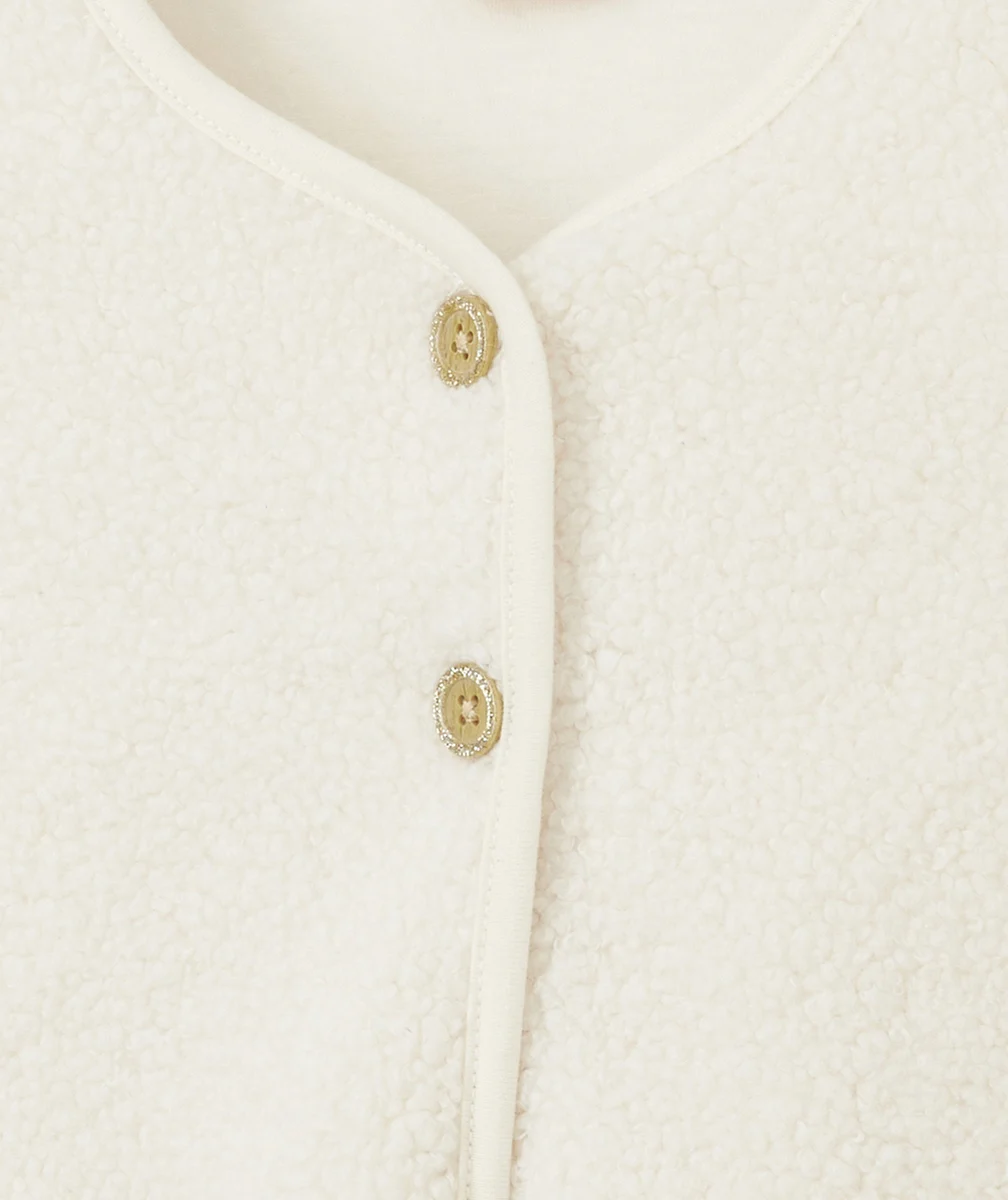 VESTE SANS MANCHES FILLE EN SHERPA