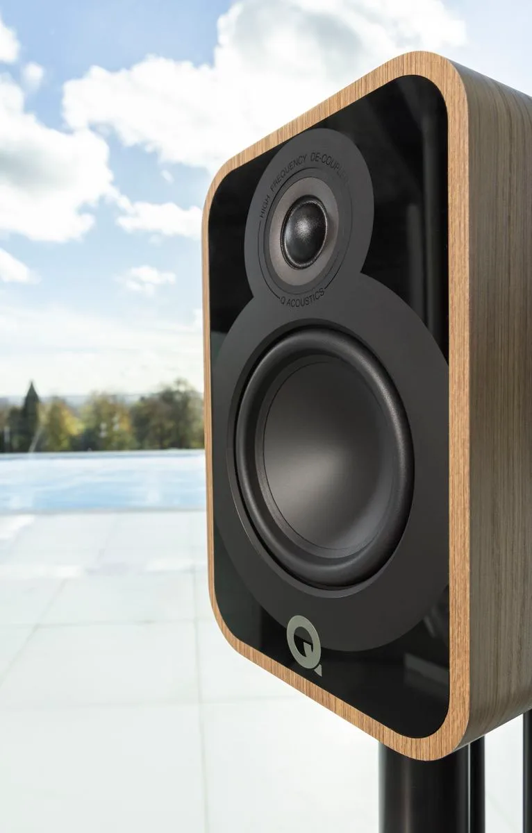 Q Acoustics 5020 Bois de rose (la paire) Enceintes bibliothèque
