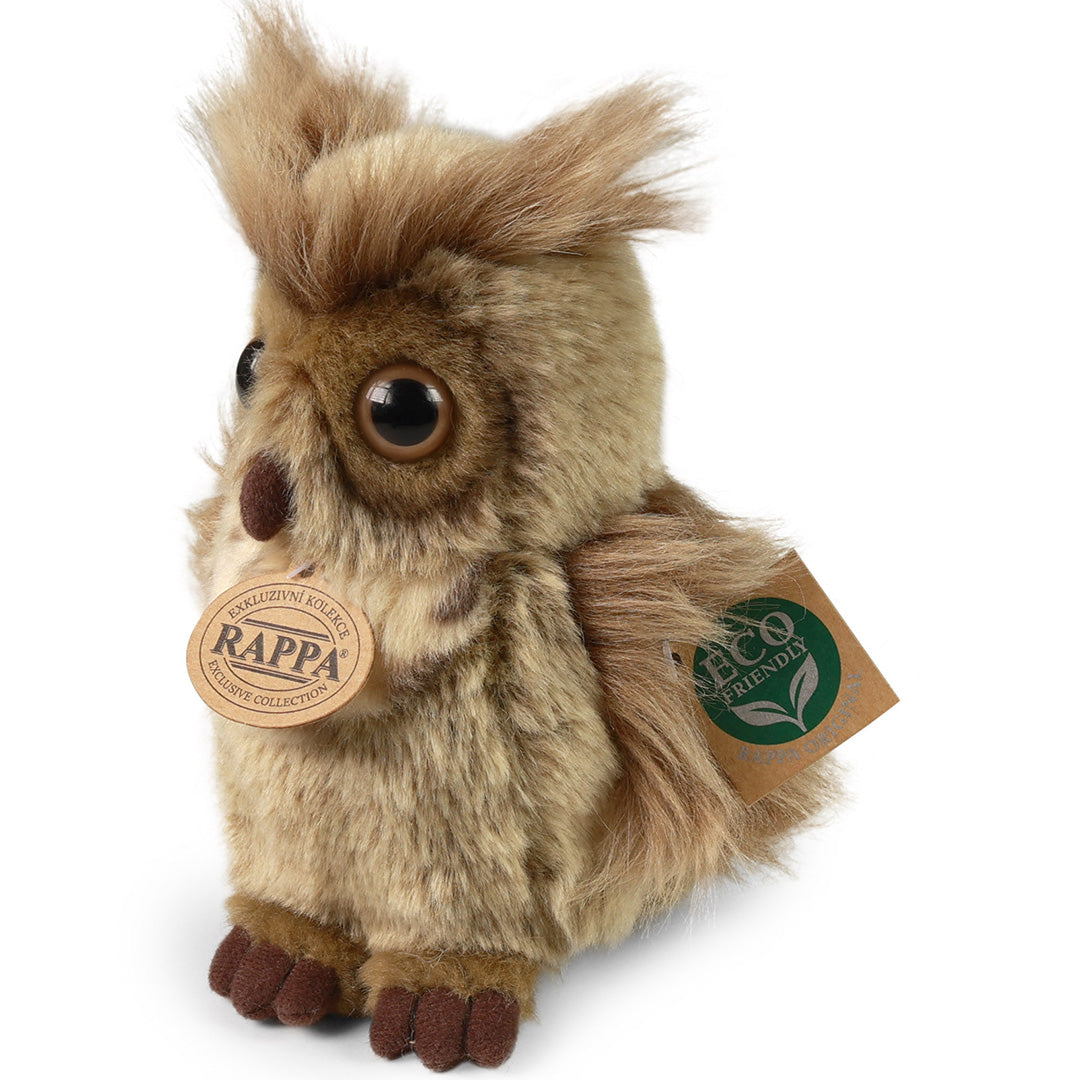 rappa knuffeluil gehoornd - 16 cm