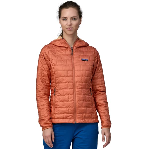 Doudoune randonnée PATAGONIA W'S NANO PUFF HOODY SIENNA CLAY SIENNA CLAY