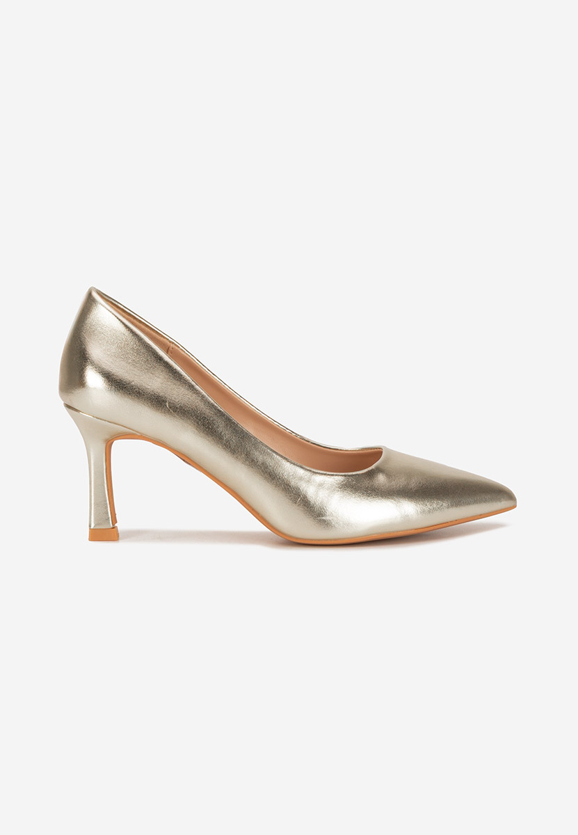 Chaussures à talon dorées Seliria
