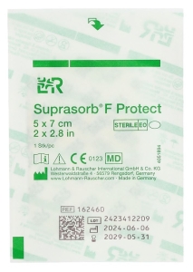 SUPRASORB F Protect 7x5cm steril, 10 Stück