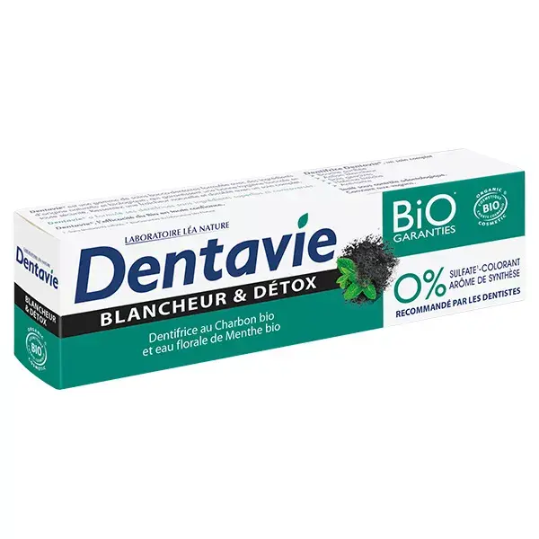Pasta de dentes Dentavie Organic Whitening and Detox 75ml