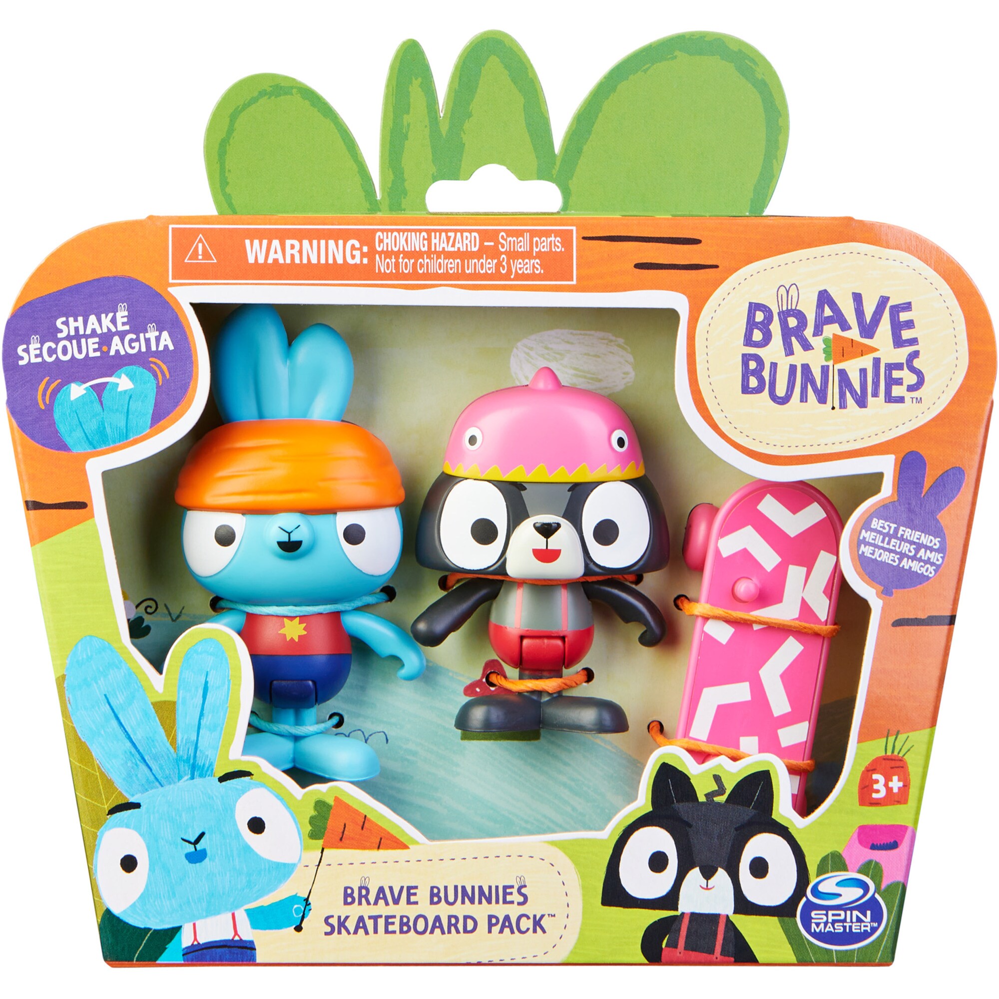Spin Master Spielfigur Brave Bunnies - Schatzsuche mit Boo Hase und Tiger