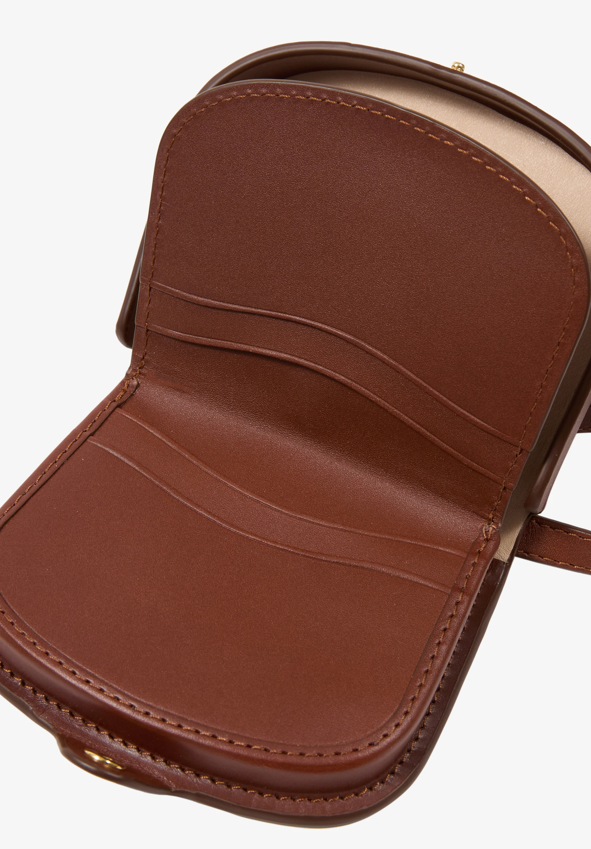 Porte-monnaie Jo Strap - Noisette