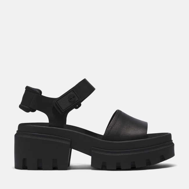 Sandalo a Doppia Fascia Everleigh da Donna in                colore nero