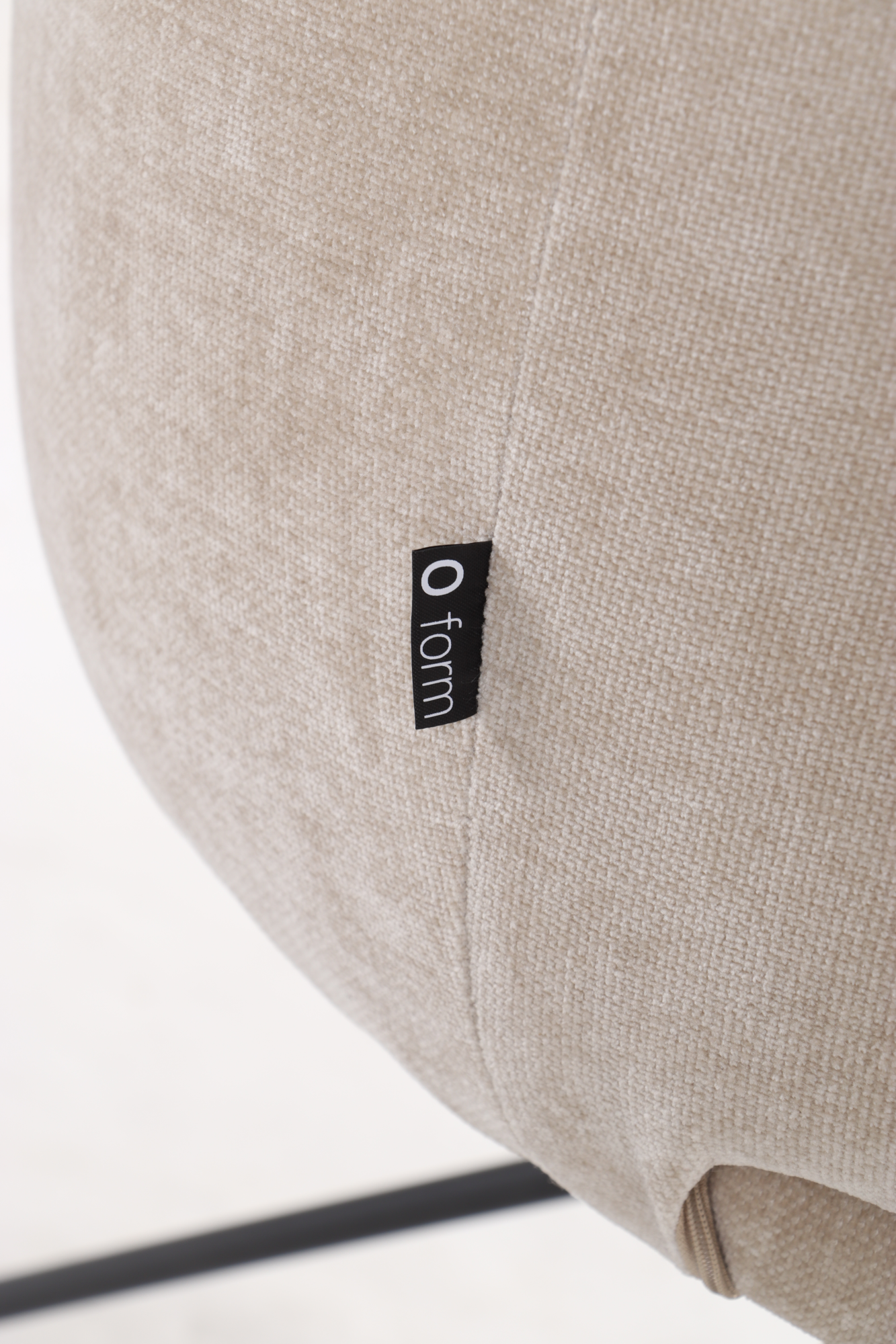 Caroline draaistoel stof beige