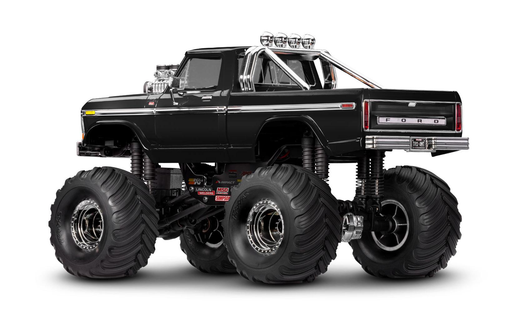 Monster Truck TRX-4MT Ford F-150 Schwarz, RTR, 1:18<br>Kleiner, originalgetreuer 4x4 RC-Monstertruck