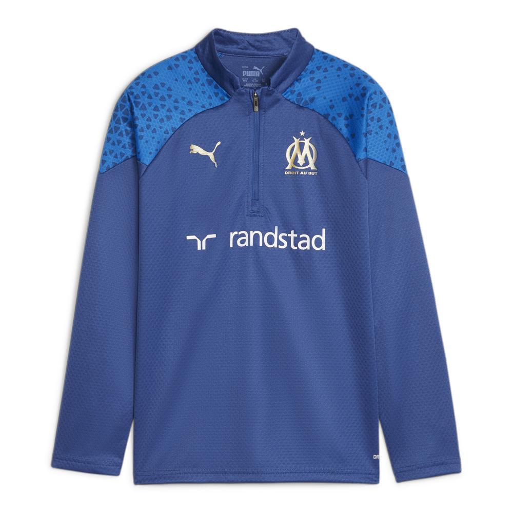 Puma OM Haut d'entraînement Bleu Garçon Puma 23/24