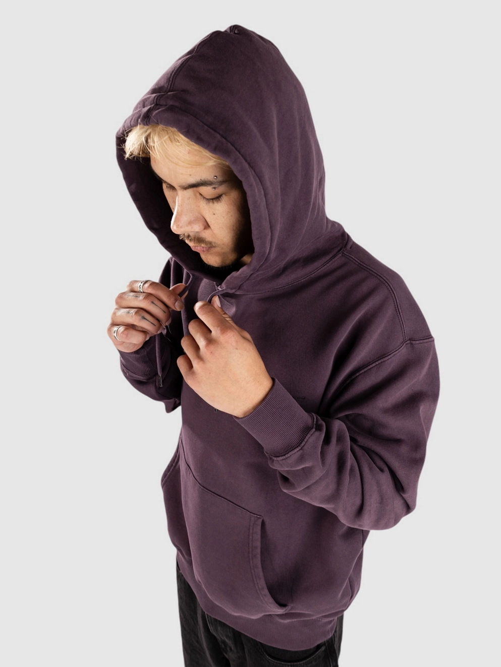 Element Lowcase Pigment Po Hoodie plum perfect