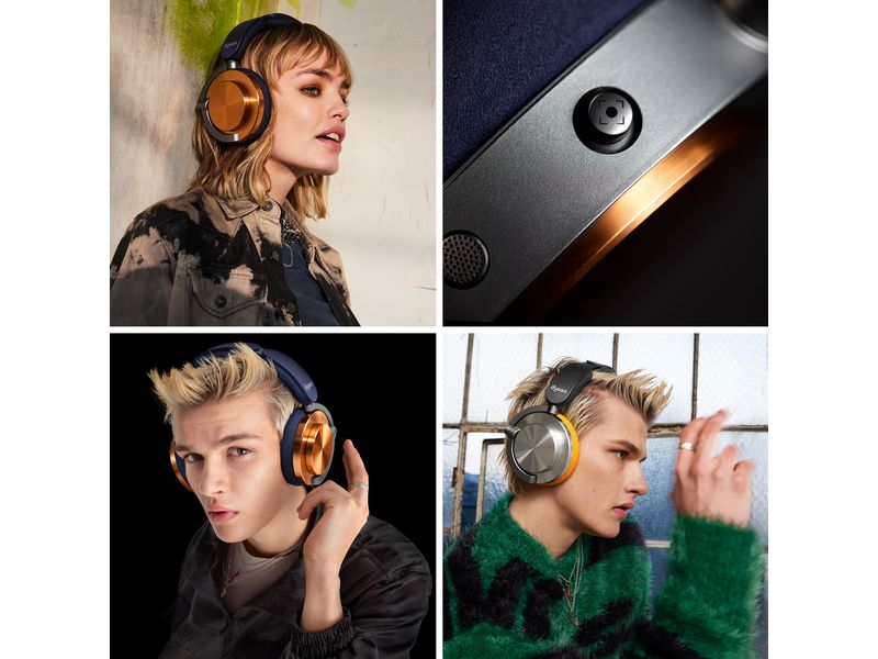 Dyson Over-Ear-Kopfhörer OnTrac Aluminium; Gelb Kopfhörer neu definiert