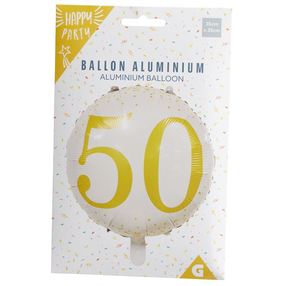 Ballon alu 50 ans Ø46cm