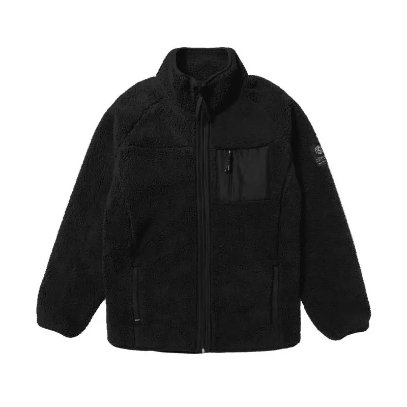 Sweat MYSTIC DTS Teddy Zip thru Black
