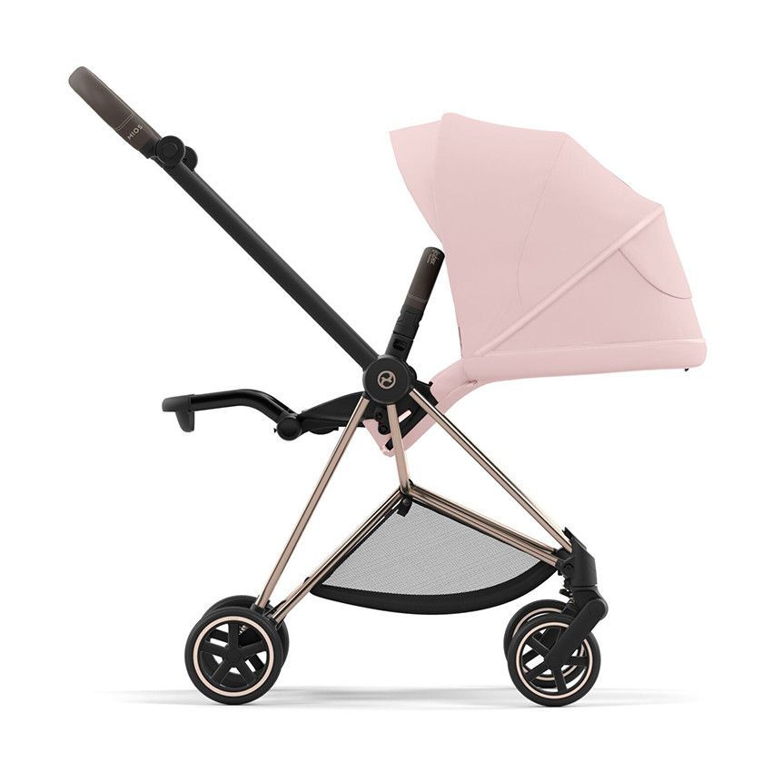Habillage de siège pour poussette Mios 3 peach pink - Ecru