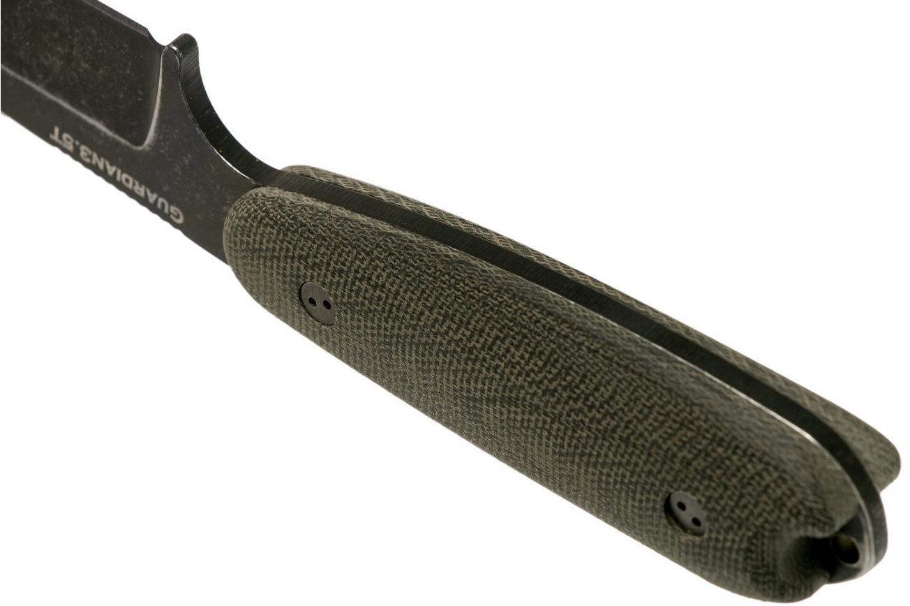 Bradford Guardian 3.5T Tanto, 3D OD Green Micarta Guardian 3.5T M390, Nimbus 3.5T-102N