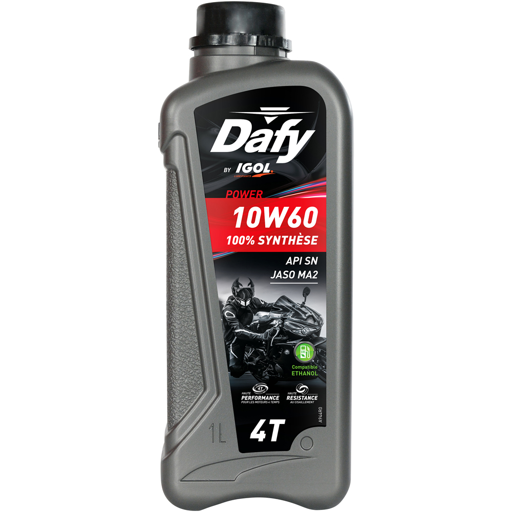 Dafy by Igol - Huile Power 4T 10W60 100% synthèse